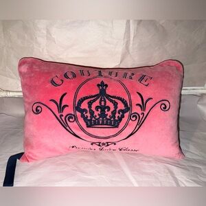 Vintage Y2K Juicy Couture Slumber Party Travel Blanket & Pillow Set